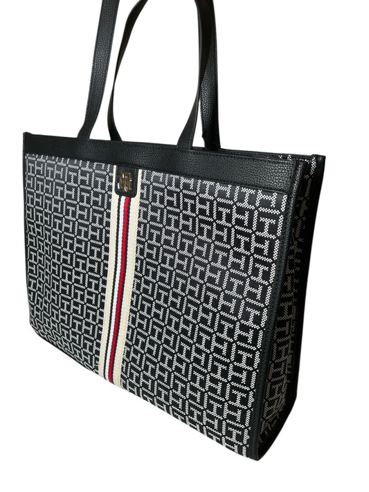 Bolsa Tommy Hilfiger Tricolor Tipo Tote | Elegancia Clásica y Espacio Ideal