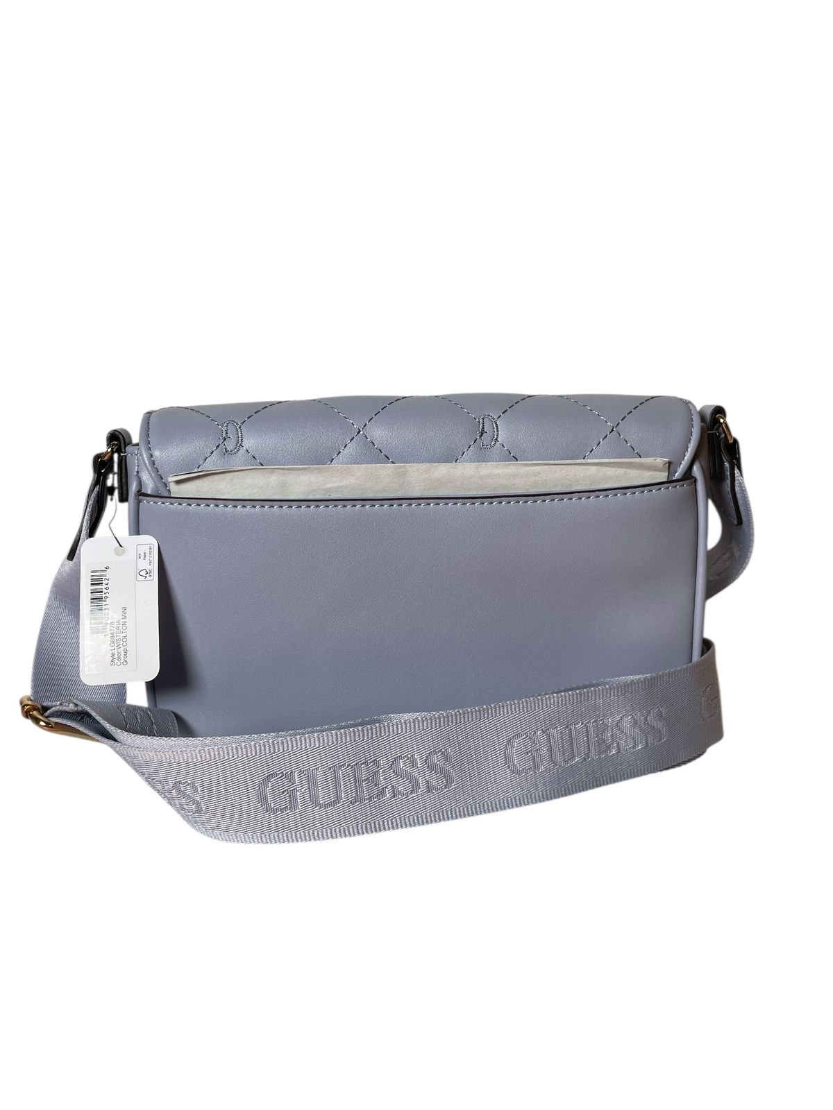 Bolsa Guess Lila Acolchada con Monedero | Crossbody de Lujo y Estilo Casual